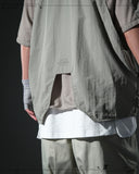 S24  / 08 —  O-02  Double Splicing Tornado Kimono (Sage Green)