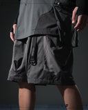 S24 / 07 — S-02  Hollow Tornado Shorts  (Iron Grey)