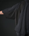 S24  / 08 —  O-02  Double Splicing Tornado Kimono (Black)