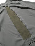 S24  / 09 —  ST-02  Stand Collar Tornado Zip Shirt  (Sage Green)