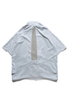 S24  / 09 —  ST-02  Stand Collar Tornado Zip Shirt  (Slate Grey)