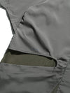 S24  / 09 —  ST-02  Stand Collar Tornado Zip Shirt  (Sage Green)