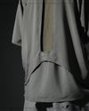 S24  / 09 —  ST-02  Stand Collar Tornado Zip Shirt  (Sage Green)