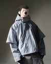 A24-CS-02-J1 Aura Curved Layered Jacket (Slate grey)