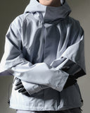 A24-CS-02-J1 Aura Curved Layered Jacket (Slate grey)