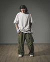 S24 / 17 — P -03  Vertical Sukkiri Pants (Forest Green)