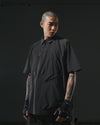 S24  / 14 —  ST-03  Diagonal Sukkiri Shirt  (Iron Grey)