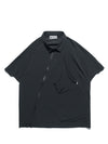 S24  / 14 —  ST-03  Diagonal Sukkiri Shirt  (Black)