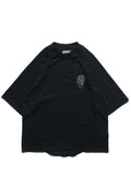 S24  / C-02-T1   ROAM Logo Oversized T-shirt  (Black)