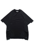 S24  / 06 —  T-02  Double Splicing Tornado T-shirt  (Black)