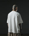 S24  / 12 —  T-04  Trapezoid Sukkiri T-shirt  (White)