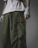 S24 / 17 — P -03  Vertical Sukkiri Pants (Forest Green)