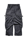 A24-P-02 Trapezoid Magnetic Arc Wide Pants (Black)