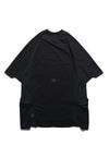 S24  / 06 —  T-02  Double Splicing Tornado T-shirt  (Black)