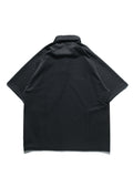 S24  / C-03-T3   Crescent Polo Shirt  (Black)