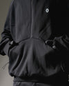 A24-CS-02-H Aura Curved Pullover (Black)