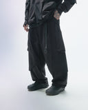 P.R.E /S24-PS-P1  Linear Vertical Sukkiri Pants(Black)