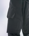 P.R.E /S24-PS-P1  Linear Vertical Sukkiri Pants(Black)