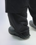 P.R.E /S24-PS-P1  Linear Vertical Sukkiri Pants(Black)