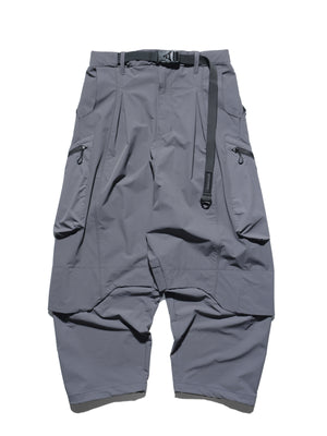 P.R.E /S24-PS-P1  Linear Vertical Sukkiri Pants(Dark Grey)