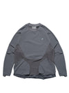 PRE-A24-PS-T1  Hierarchical Tornado Long Sleeves T-shirt (Shadow Grey)