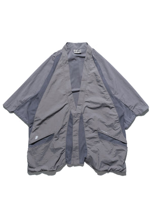 S24  / 08 —  O-02  Double Splicing Tornado Kimono (Steel Grey)