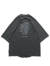 S24  / C-02-T1   ROAM Logo Oversized T-shirt  (Iron Grey)