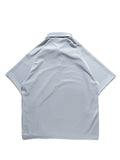 S24  / C-03-T3   Crescent Polo Shirt  (Stone Blue)