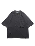 S24  / 12 —  T-04  Trapezoid Sukkiri T-shirt  (Grey)