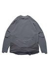 PRE-A24-PS-T1  Hierarchical Tornado Long Sleeves T-shirt (Shadow Grey)