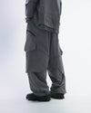 PRE-A24-PS-P1  Linear Vertical Sukkiri Pants(Dark Grey)