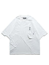 S24  / 12 —  T-04  Trapezoid Sukkiri T-shirt  (White)