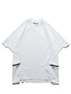 S24  / 06 —  T-02  Double Splicing Tornado T-shirt  (White)