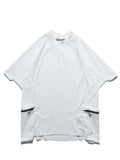 S24  / 06 —  T-02  Double Splicing Tornado T-shirt  (White)