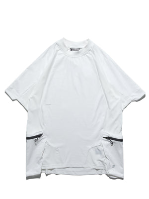 S24  / 06 —  T-02  Double Splicing Tornado T-shirt  (White)