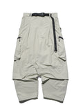 P.R.E /S24-PS-P1  Linear Vertical Sukkiri Pants(Beige Khaki)