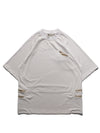 S24  / C-03-T1   Crescent Oversized T-shirt  (Stone Khaki)