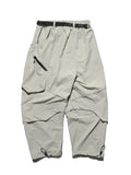 P.R.E /S24-PS-P1  Linear Vertical Sukkiri Pants(Beige Khaki)