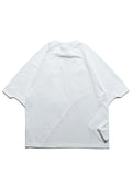 S24  / 12 —  T-04  Trapezoid Sukkiri T-shirt  (White)