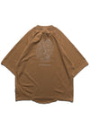 S24  / C-02-T1   ROAM Logo Oversized T-shirt  (Brown)