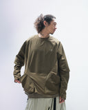 PRE-A24-PS-T1   Hierarchical Tornado Long Sleeves T-shirt (Beige Green)