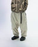 P.R.E /S24-PS-P1  Linear Vertical Sukkiri Pants(Beige Khaki)