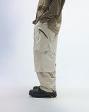 P.R.E /S24-PS-P1  Linear Vertical Sukkiri Pants(Beige Khaki)