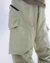 P.R.E /S24-PS-P1  Linear Vertical Sukkiri Pants(Beige Khaki)