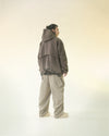 A24-P-02 Trapezoid Magnetic Arc Wide Pants (Wood Khaki)