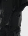 S24  / C-02-ST  ROAM Curved Bowling Shirt  (Black)