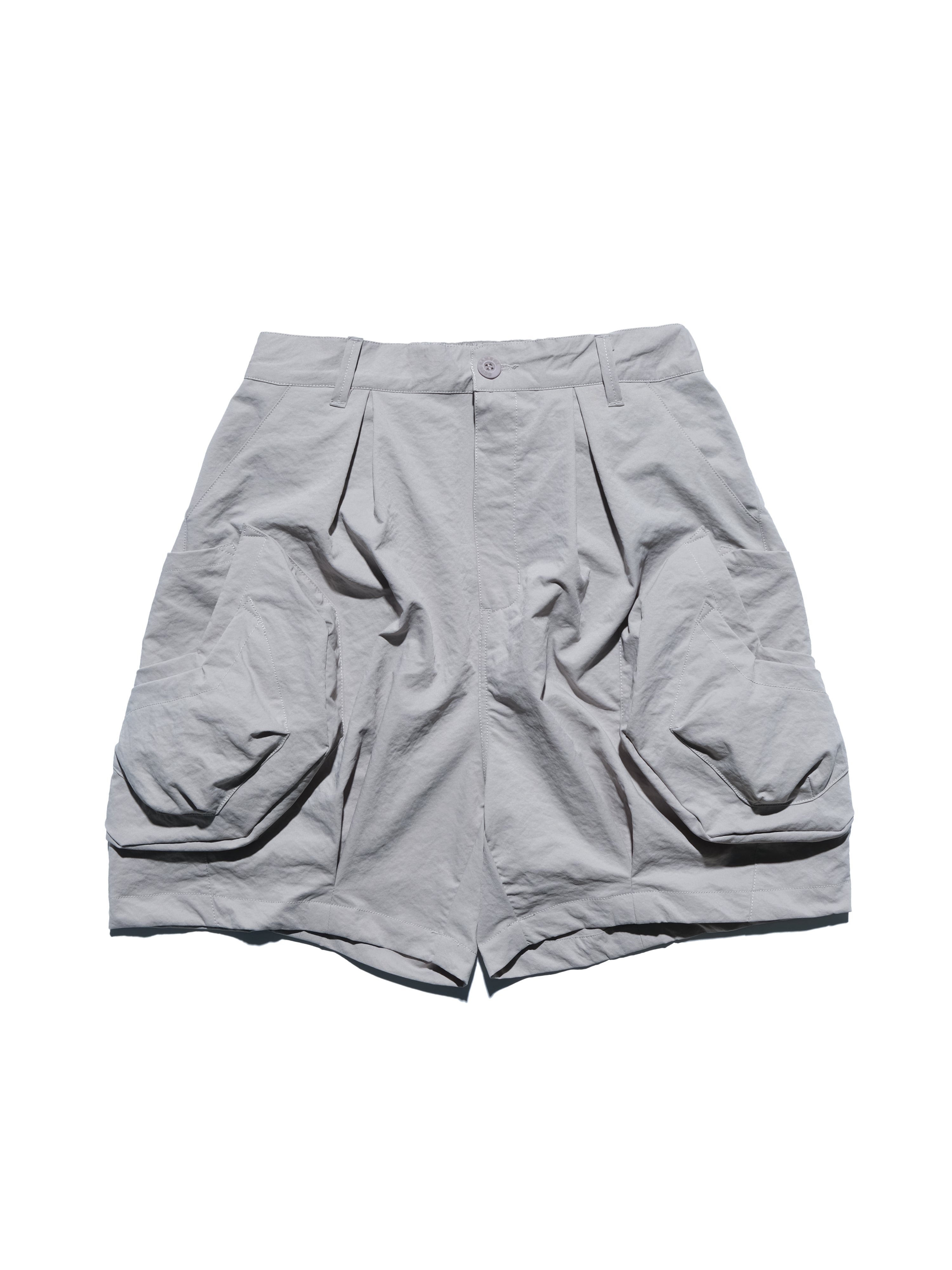 Capsule 02 / CSS-107 Drill Orb Shorts (Light Grey) – OCTO GAMBOL