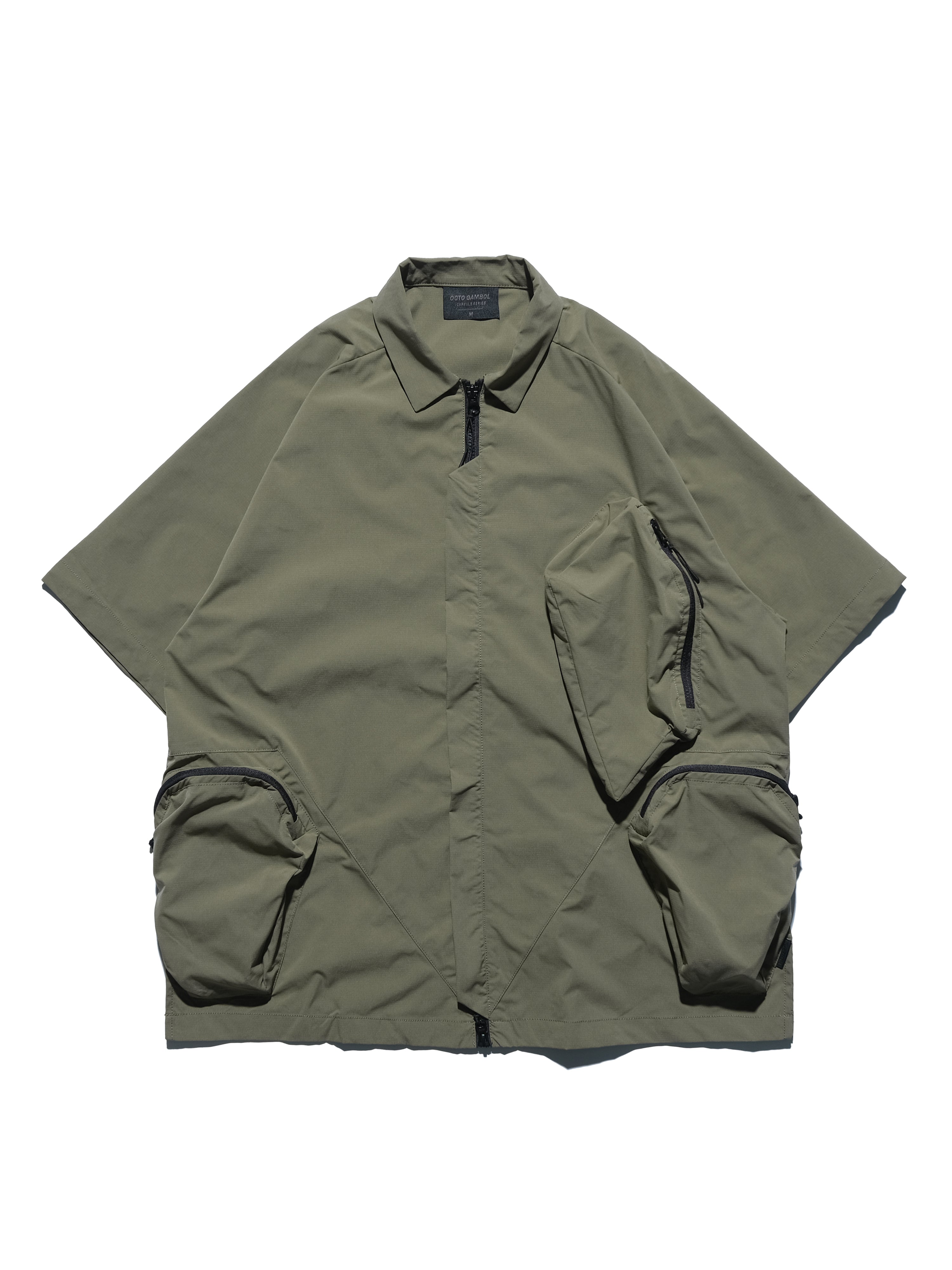 Capsule 03 / CST-118 Split Shirt (Green) – OCTO GAMBOL