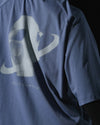 S24  / C-03-T2  Crescent Graphic T-shirt  (Stone Blue)