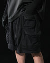 S24 / C-03-S  Crescent Multi-pocket Shorts (Black)